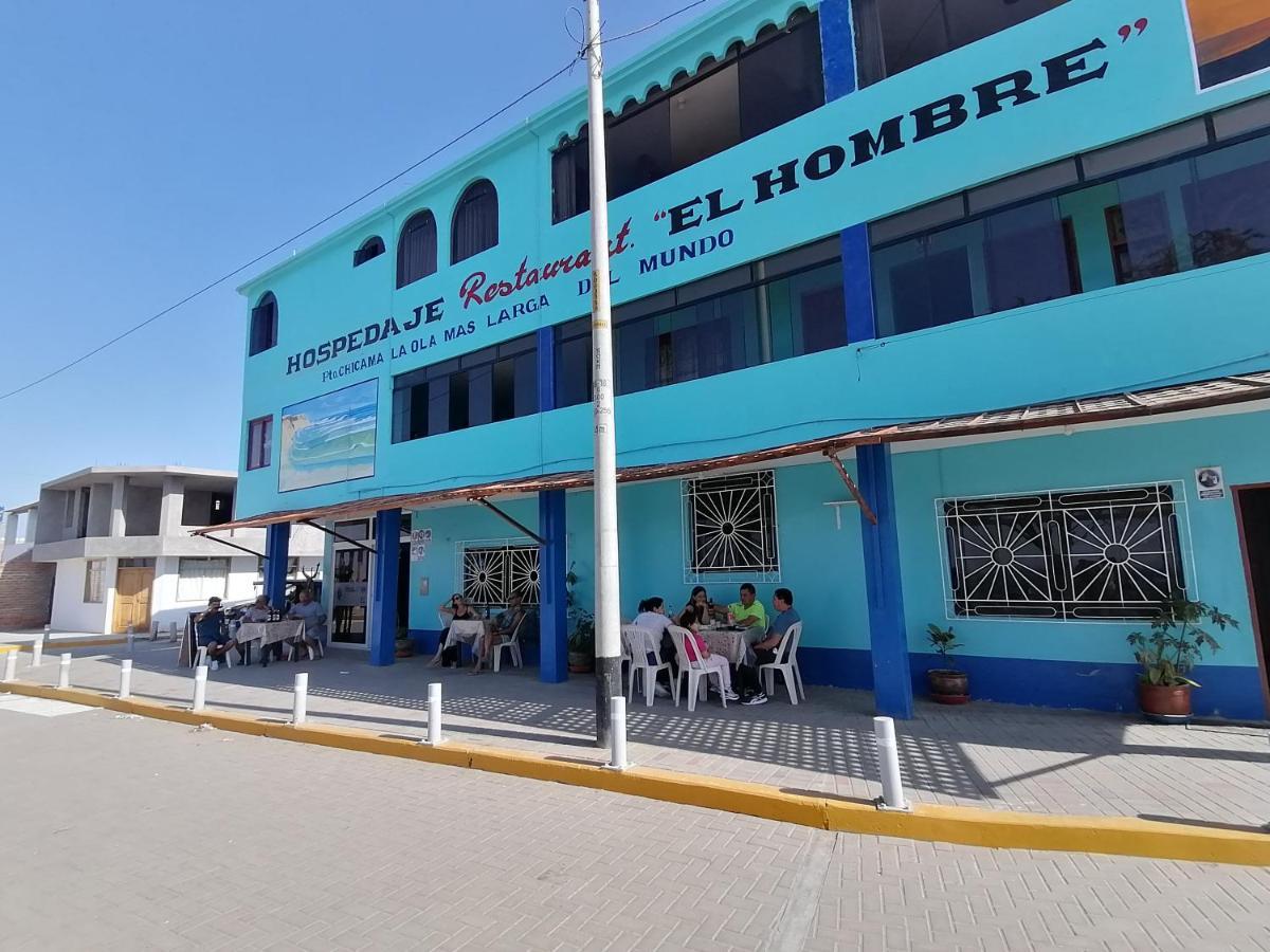 Hospedaje Restaurante El Hombre Puerto Chicama Eksteriør billede